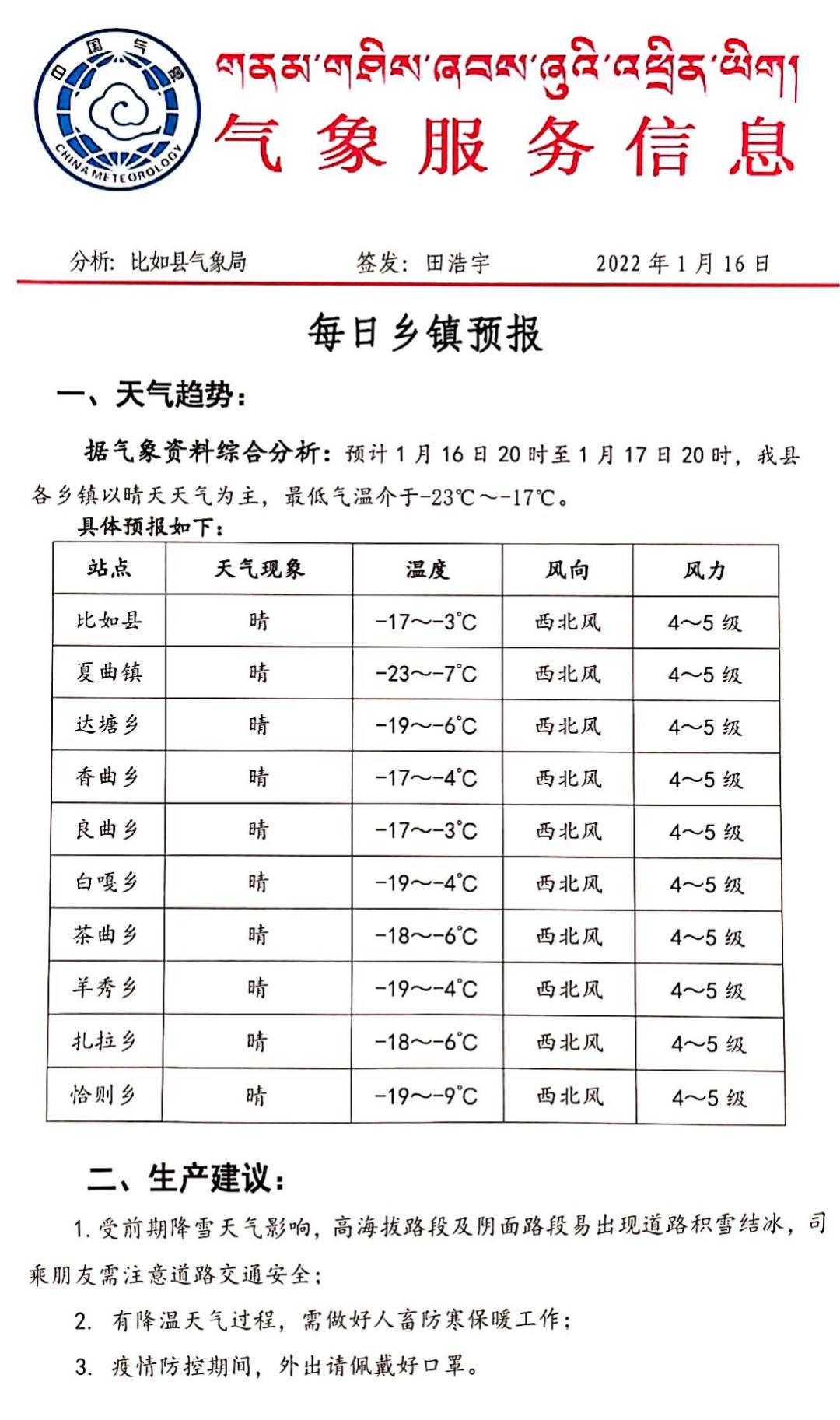 色瓦村天气预报更新通知